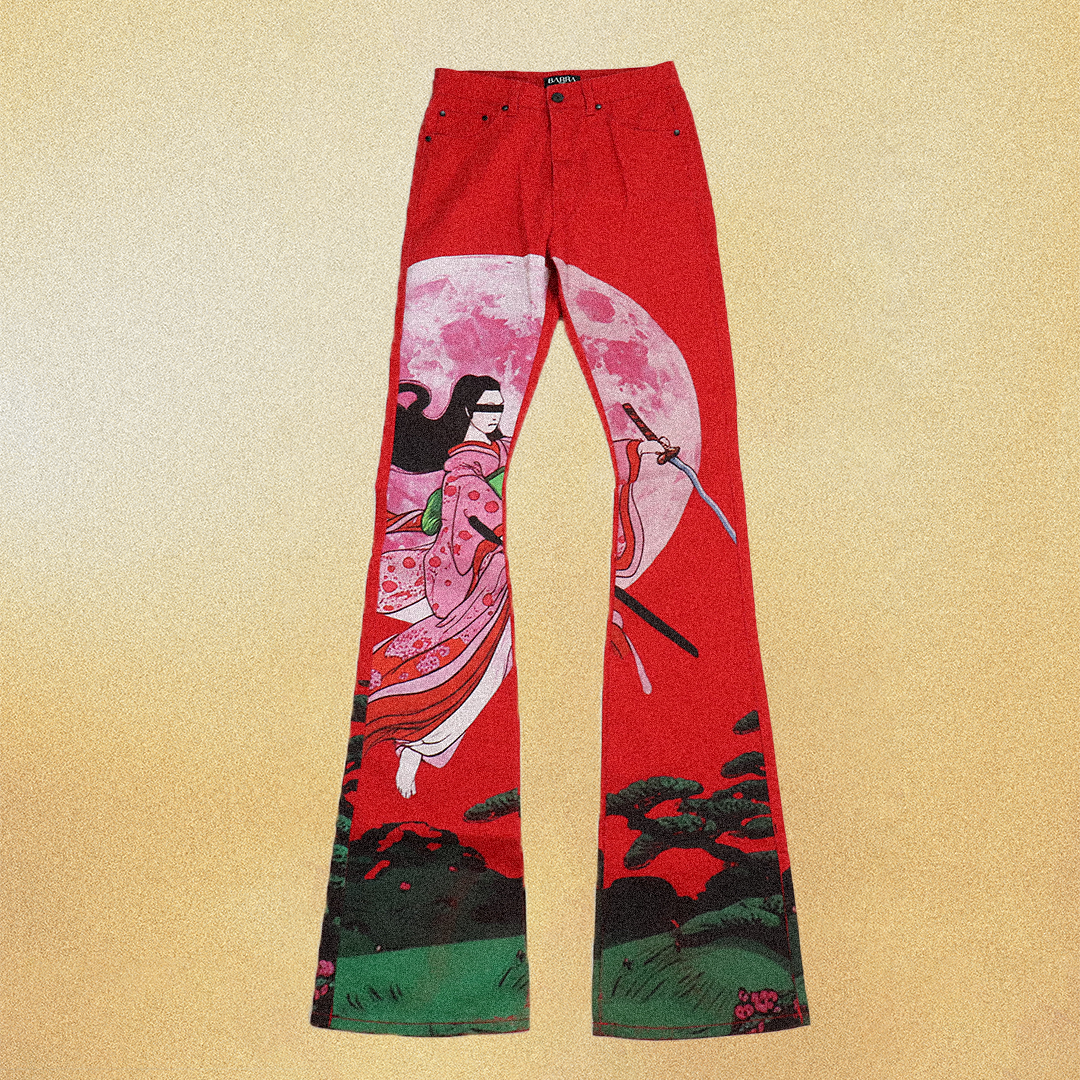 E.N.D DENIM PANTS RED